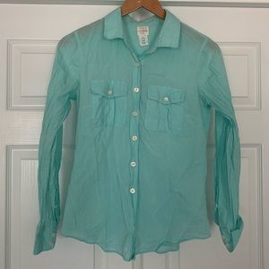 J Crew The Perfect Shirt Button Down Cotton